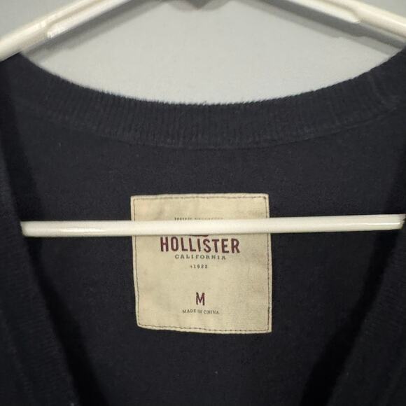 Hollister Y2K Preppy Collegiate Style Button Down Cardigan Women's Size Medium - Picture 3 of 9